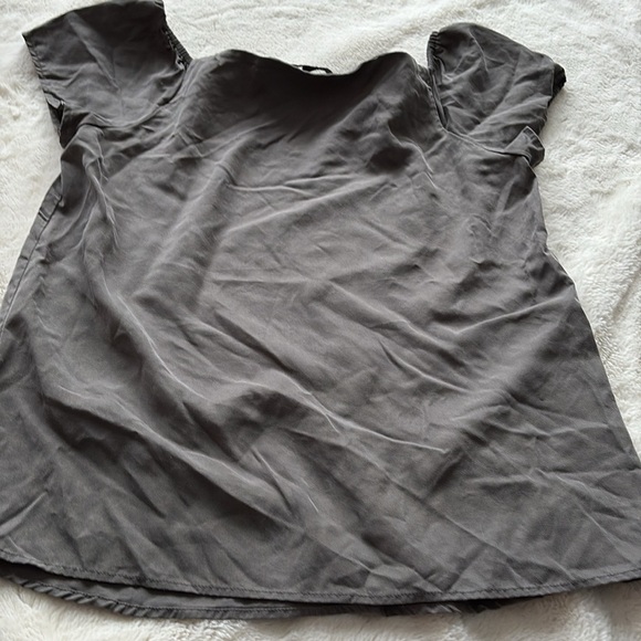 Banana Republic Puff Sleeve Square Neck Top Size XS | 100% Lyocell | Soft - Picture 4 of 5